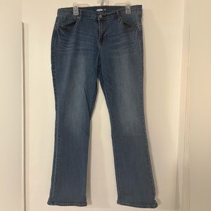 Old Navy Women’s Curvy Bootcut Jeans, size 14